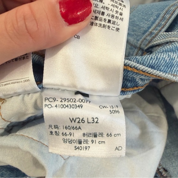 Levi’s 501 Original Straight Leg Jeans size 26 - Picture 5 of 7